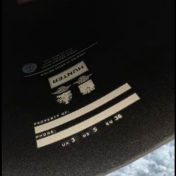 Hunter Black Matte Boots - Picture 4 of 4